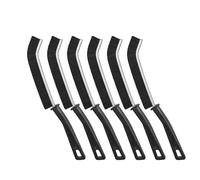 Ymnilian Cepillo Limpieza Hogar, Cepillo Limpia Juntas 5 Cepillos De Cerdas Duras For Limpiar Grietas, Juntas Azulejos, Y, Accesorios Limpieza Profunda(22cm Black,10PCS)