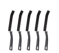 Ymnilian Cepillo Limpieza Hogar, Cepillo Limpia Juntas Cepillos De Limpieza For Juntas Azulejos Cocina, Inodoros, Ángulo Muerto, Líneas Suelo Ducha Duras, Cerdas Duraderas, 3-10 Unidades(Black-5PCS)