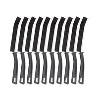 Ymnilian Cepillo Limpieza Hogar, Cepillo Limpia Juntas Cepillos De Limpieza For Juntas Azulejos Cocina, Inodoros, Ángulo Muerto, Líneas Suelo Ducha Duras, Cerdas Duraderas, 3-10 Unidades(Black-10PCS)