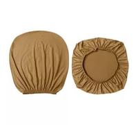 Ymnilian Funda Silla Escritorio, Funda Silla Oficina Elastic Stretch Universal Computer Chair Covers Solid Color Protector(Seat Cover + Backrest Cover) Washable(Khaki)