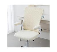 Ymnilian Funda Silla Escritorio, Funda Silla Oficina Large Backrest Multi-Fit Office Chair Covers Ergonomic Seat Protectors Breathable Durable For Home Computer Desk Chairs(White2)