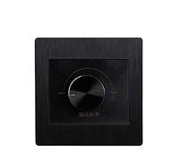 Ymnilian Interruptor Tactil, Interruptor Tactil Pared Tipo Negro Dimmer Switch Panel Wall 220V 450W STEPLESS STEPLESS INTERRUCK DIMMER Incandescent Lamp