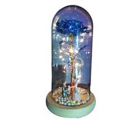 Ymnilian Rosa Eterna, Rosa Eterna Natural Preservada Flor Rosa eterna en Navidad Flores Artificiales for decoración Regalos de Boda día la Madre(021)