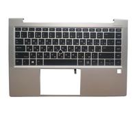 YMssCVKPg Teclado retroiluminado con reposamanos y Cubierta Superior Compatible con 840 G8, 745, 845 G7 (diseño RU): números de Pieza 6070B1847701, M36312-001, M36312-B31