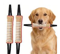 Ymswjgj 2 salchichas mordedoras para perros con 2 asas, muy robustas, accesorios de entrenamiento para perros