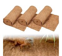 YMTWSRY 3 alfombrillas de cáñamo para roedores, alfombras de conejos, 100 % virutas de fibra de coco, alfombrilla de cáñamo para roedores, alfombrilla de fibra de coco biodegradable, para conejos