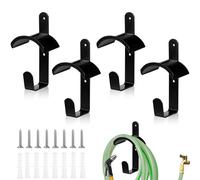 YMTWSRY 4 soportes para caballo, soporte de metal para sillín, con revestimiento antioxidante, montaje en pared, gancho para brida de caballo, con tornillos y ganchos para cámara de sillín