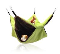 YMTWSRY Hamaca para cobayas, hamaca para jaulas de mascotas, jaula cálida, para hámster, cama colgante para hurones, escaleras de azúcar, ratas, animales pequeños