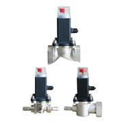 YMUGUEGH 1 Uds. Válvulas solenoides de Cierre DN15 1/2 "/Manguera a Manguera/aleación de Aluminio(Male to Male)