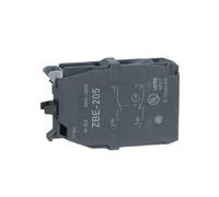 YMUGUEGH 5 pulsadores ZBE205 de 22 mm, Bloque de contactos Adicional, 1 NA y 1 NC, Terminal de Abrazadera de Tornillo