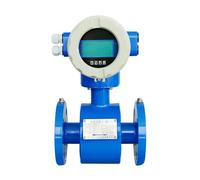 YMUGUEGH Caudalímetro electromagnético Inteligente, tubería de Flujo de Agua líquida, Sensor de Pantalla Digital Dividido de Aguas residuales Integrado, 4-20mA RS485(DN65)