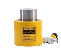 YMUGUEGH Cilindro hidráulico de Baja Altura RSC-5050 Gato hidráulico con un tonelaje de 50T, Recorrido de Trabajo de 50 mm