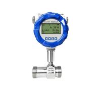 YMUGUEGH Medidor de Flujo de turbina con Pantalla Digital SS304 Caudalímetro 4-20 mA RS485(DN20)