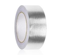 YMWALK Cinta de aluminio autoadhesiva para reparaciones y aislamiento, 48mm x 20m, grueso 0.15mm, ideal para HVAC, conductos, exteriores, plateadaYMWALK Cinta de aluminio autoadhesiva para reparacione