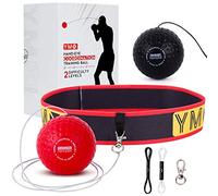 YMX BOXING Pelota Entrenamiento de Reflejos Boxeo - Banda Ajustable para la Cabeza, Bolas de Espuma Blanda Ligera - Mejor coordinación Mano/visión, la Velocidad de reacción - Deportes Ejercicio