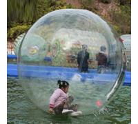 YMXEURSC Bola Inflable para Caminar sobre el Agua Globo de Agua de PVC/TPU con Cremallera Walk On Water Ball para Playas(2m)