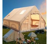 YMXEURSC Tienda de campaña Inflable con Bomba Manual y Orificio para Gato de Estufa,Carpa Inflable de fácil configuración para 3-5 Personas,Carpa Inflable de Lujo Impermeable(300x400x210mm)