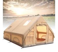 YMXEURSC Tienda Inflable para Acampar con Bomba de Mano Tienda Inflable Glamping 4 Estaciones Air Tents,casa Tiendas de Lujo Grandes Transpirables(300x210x210mm)