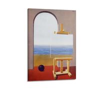 YMXSDIMDS Póster de pintura de René Magritte de The Human Condition - 2 lienzo, pintura de pared, obras de arte modernas para el hogar, 20 x 30 cm