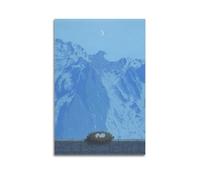 YMXSDIMDS Póster de pintura The Domain of Arnheim de René Magritte sobre lienzo, impresión artística para colgar en la pared, 40 x 60 cm