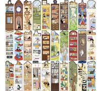 Ymxygz 30 Marcadores De Gato De Dibujos Animados, Separadores De Páginas De Libros, Ayuda para Marcar Páginas De Libros para Amantes De Lectura, Escritores Y Estudiantes.