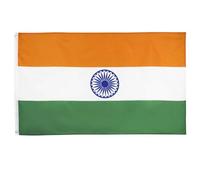 Ymxygz Bandera De India (90 X 150 Cm), Gran Bandera De Poliéster con Ojales De Latón, Ideal para Decoración De Fiestas.