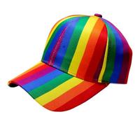 Ymxygz Cappello Sole Arcobaleno per Adulti, Cappello Baseball LGBT Pride, Cappello Sportivo con Fibbia per Attività All'aperto E Tempo Libero, Vestibilità Regolabile.