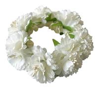 Ymxygz Fermacoda con Fiore Artificiale in Tessuto, Elastico per a Forma Di Garofano, Ideale per Spiaggia, Le Vacanze Alle Hawaii E L'uso Quotidiano.