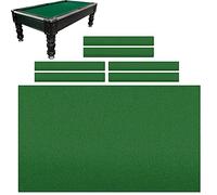 Ymxygz Mantel De Billar De 9 Pies con Tiras De Cojín, Tela De Billar De Fieltro, Cubierta De Mesa De Billar Premium, Juego De Fieltro De Tela De Billar