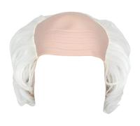 Ymxygz Peluca De Halloween, Peluca Blanca Calva, Peluca Divertida De Anciano Calva, Peluca Semicalva, Peluca De Científico Loco, Peluca De Profesor Loco para Mujeres Y Hombres