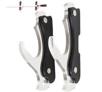 Ymxygz Soporte De Pared para Espada Acrílica, Soporte para Katana De Madera De 1 Nivel, Colgador De Exhibición Ajustable para Espada Samurái, Estoque, Sable Ligero, Estante para Armas De Cosplay