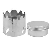 Ymxygz Tablero De Parabrisas para Estufa De Alcohol, Cubierta De Parabrisas De Titanio Ultraligera con Juego De Quemador De Cubierta De Fuego, 3 Uds.