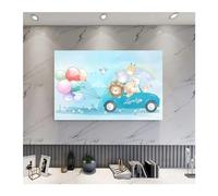 YMYGCC Catoon-cubierta Protectora For TV, Cubierta Antipolvo, Tela For Colgar En El Hogar, Decoración Universal De 32 A 70 Pulgadas(07,37inch(90x55cm))
