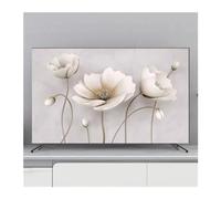YMYGCC Cubierta protectora for TV, cubierta antipolvo for colgar en el hogar, for, decoración Universal de flores for, Simple(J,70inch 161x96cm)