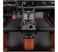 YMYQF Coche Alfombrillas para Mercedes Benz E Class 2019-2022 2023 2024 2025, Cuero Alfombras Moquetas Cobertura Completa Alfombra Impermeable Antideslizantes Moqueta Protección,Brown+Black