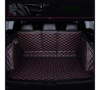YMYQF Coche Cuero Alfombrillas Maletero para Mercedes-Benz CLA Shooting Brake (X117) 2015 2016 2017 2018, Cobertura Completa Bandeja Forro Maleteros Alfombra Antiarañazos Tronco,Black+Red