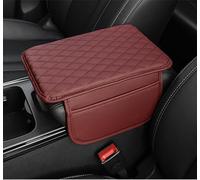 YMYQF Cojín Reposabrazos Coche para Aston Martin DBS Superleggera Volante Valhalla DBX, Cuero Impermeable Cojín Apoyabrazos Alfombrilla Consola Central Apoyabrazos,Red