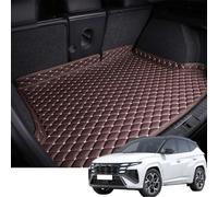 YMYQF Funda De Maletero De Coche para Hyundai Tucson NX4 Hybrid/NX4 Hybrid N Line2021 2022 2023 2024 2025, Cuero Antislip Alfombrillas para Maletero, Proteccion Interiores Accesorios Coche