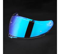 YMYQF Lente de Visera Casco de Motocicleta para AGV K1 K1S K5 K5S K3SV, UV Antivaho Visera de Lente Casco Accesorios Cascos de Moto,Normal-I Revo Aurora Blue