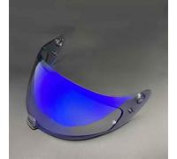 YMYQF Lente de Visera Casco de Motocicleta para HJC C70 FG-17 IS-17 FG-ST HJ-20ST, UV Antivaho Visera de Lente Casco Accesorios Cascos de Moto,Normal-C Deep Revo Blue