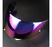 YMYQF Lente de Visera Casco de Motocicleta para HJC HJ33 i90, UV Antivaho Visera de Lente Casco Accesorios Cascos de Moto,Normal-Acolor