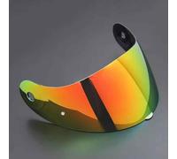 YMYQF Lente de Visera Casco de Motocicleta para Nolan X-803/802 RS, UV Antivaho Visera de Lente Casco Accesorios Cascos de Moto,Normal-Bgoldenred