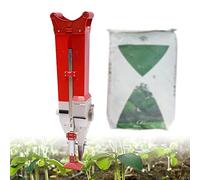 YNAADYH Máquina de siembra manual para verduras, jardín, sembradora de mano, plantador de verduras, plantador de fertilizantes