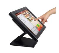 YNAADYH Monitor De Pantalla Táctil De 17 Pulgadas, Sistema Pos De 1280 X 1024 para Restaurantes, Pos, Vga, USB, Pantalla Táctil 4:3,(no Hay Interfaz hdmi, se Utiliza con adaptadores VGA/hdmi)