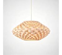 YNAHZAOK Lámpara Colgante Vintage De Ratán Tejido A Mano Con Cable De Suspensión Ajustable, Base E27, Estilo Wabi Sabi Wind, Ideal Para Comedor, Sala De Estar, Dormitorio, Pasillo O Cocina. Estilo