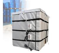 YNBSHGAA Chaqueta térmica para tanque IBC, manta aislante impermeable de -0.0-120.0 °C, calentador de tambor eléctrico para barriles de 55-264 galones, 1000L/275 galones