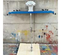 YNBSHGAA Mezclador de tanque de hoja plegable, agitador de aire para bolsas IBC, herramienta neumática de mezcla de pintura con colgador de soporte, máquina agitadora resistente para pintura y
