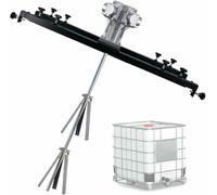 YNBSHGAA Mezclador neumático para tanques y tambores, agitador de aire IBC con hélice plegable y colgador de soporte, capacidad de mezcla de 1000 L, varilla de ixing, S500