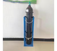 YNBSHGAA Soporte para tanque de oxígeno de montaje en piso, portacilíndrico de metal para acetileno, gas y propano, carrito de tanque de oxígeno médico, nombre-W 30 cm (11 3/4 pulgadas)