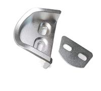 YNBVGETA Cerradura Puerta del Maletero Compatible con Mitsubishi para Pajero para V97 V93 V87 V73 V75 V77 V33 V43 V45 Hebilla Bloqueo Protección Puerta Trasera Cubierta Tope Limitador(White)